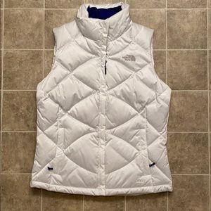 The North Face White Shell Vest